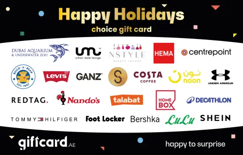 Happy Holidays Choice Gift Card