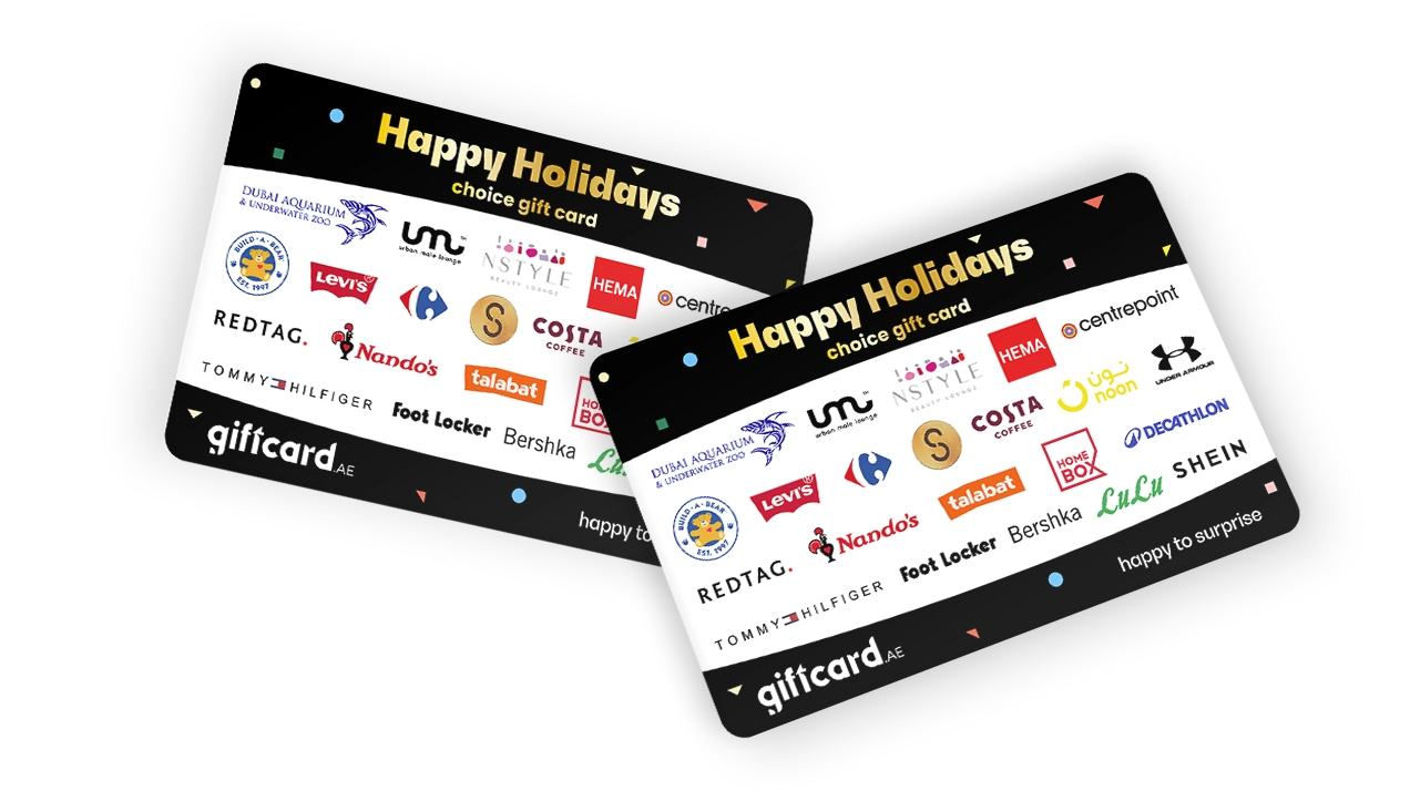 Show your appreciation with a holiday gift card