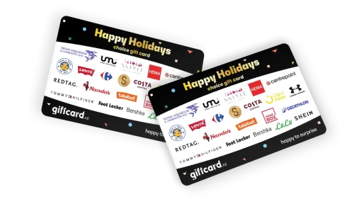 Show your appreciation with a holiday gift card