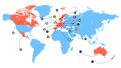 International gift vouchers for more than 20+ countries