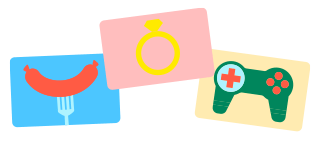 Which gift cards can I give as a present?